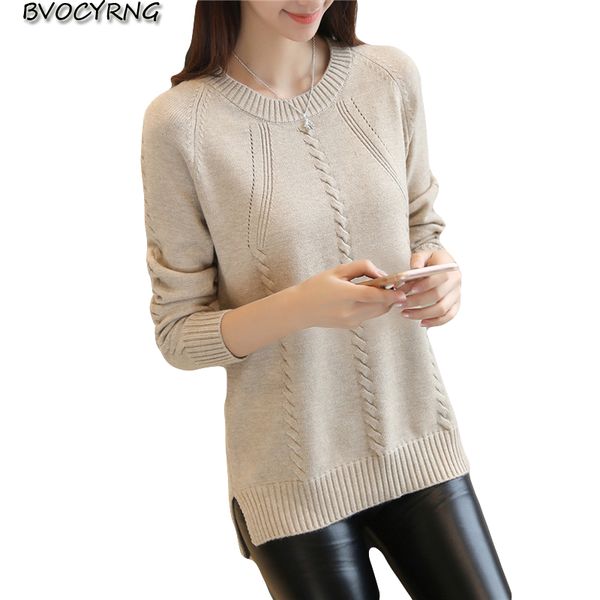 

new women sweater spring loose short knit jacket women casual autumn winter fashion pullover warm bottom sweater female, White;black