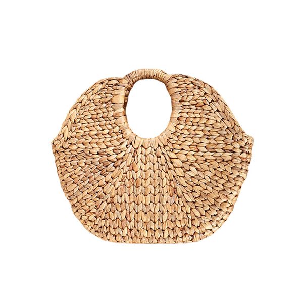 

women vintage rattan handbag ins popular female summer straw bag casual lady knitted handle bag large handmade weave tote ss3326