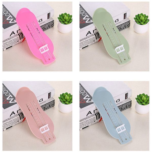 

plastic kids infant baby foot measure gauge shoes size measuring ruler tool baby shoes measuring 0-20cm gauge device 4 colors
