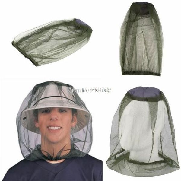 Midge bug camping protetor chapéu rosto malha mosquito cabeça inseto hot viajar mosquito rede