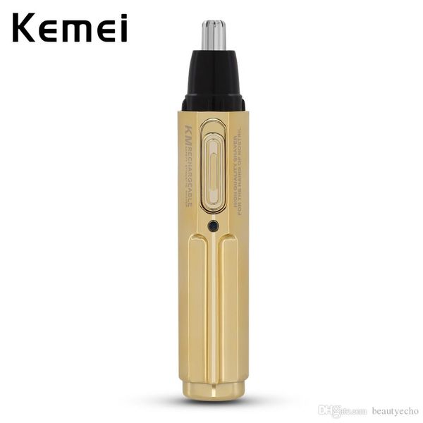 Kemei Rechargeable Washable Electric Nose Ear Hair Trimmer Shaver