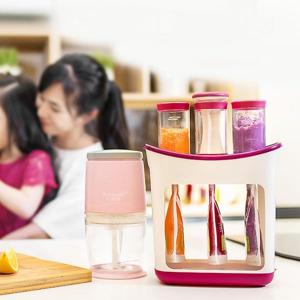 

2019 maker детское питание make органические продукты питания для новорожденных свежий фруктовый сок контейнеры для хранения детское питание