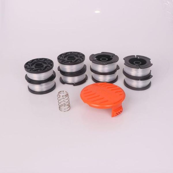 

8pcs durable portable use replacement spool string trimmer line suitable for black+decker spool nylon grass line