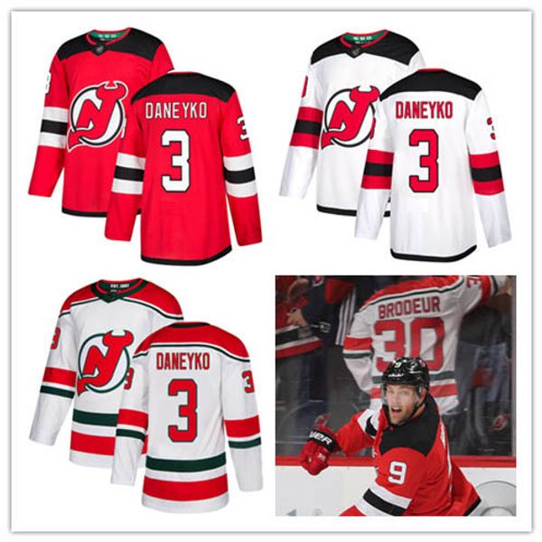 

men's ken daneyko jersey new jersey devils 3 fanatics red home white away premier breakaway alternate hockey jersey youth women's, Black;red