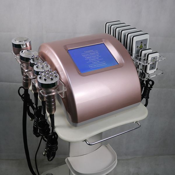 

effective strong 40k ultrasonic cavitation body sculpting slimming vacuum rf skin firm body lift red pn machine with trolly cooling gel