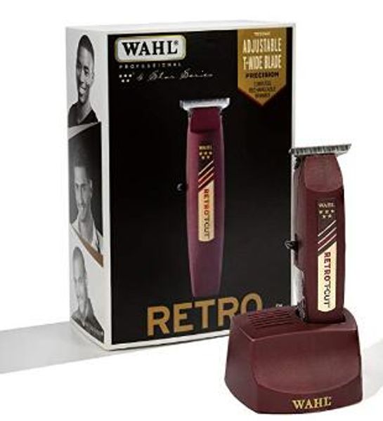 

Wahl Professional 5 Star Series Cordless Retro T-Cut Trimmer 8412 Great for Professional Stylists and Barbers 60 Minute Run Time