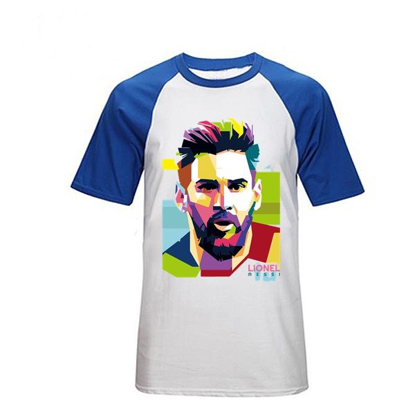 

argentina jersey for fans tee shirt lionel messi shirts barcelona men's short sleeve messi t-shirts 100% cotton tshirt polos, White;black