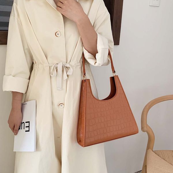 

women bag autumn 2019 new pattern tote ladies fashion bag casual shoulder bags retro luxury handbag bags bolsa feminina