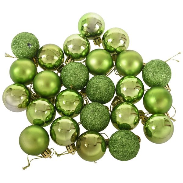 

24pc christmas popular xmas tree decoration ball stylish (fruit green