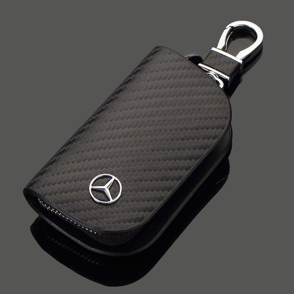

Genunie кожа ключа автомобиля чехол держатель ключа бумажник для Mercedes Benz новый автомобиль брелок крышка