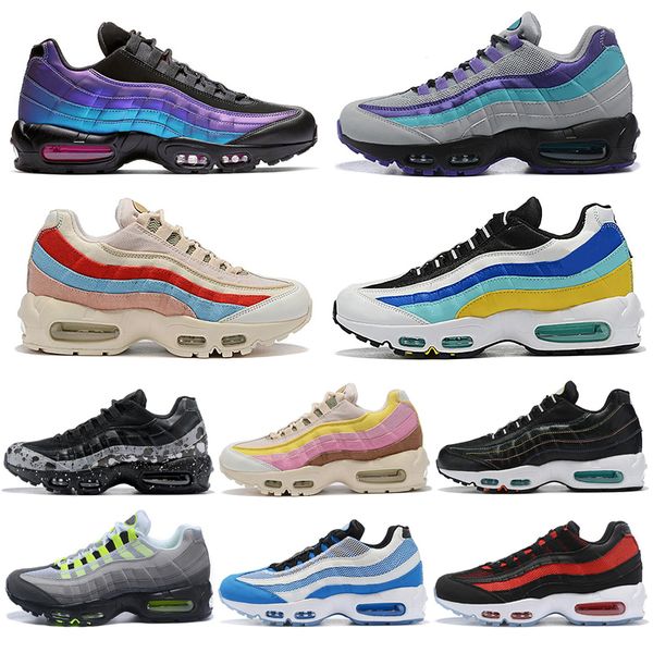 

laser fuchsia chaussures og neon mens womens running shoes triple teal nebula aqual sports trainer surface sports outdoor sneakers 36-45, Black