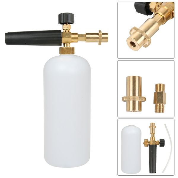 

car washer gun bottle snow foam lance high pressure washer adjustable foam with quick connector blaster