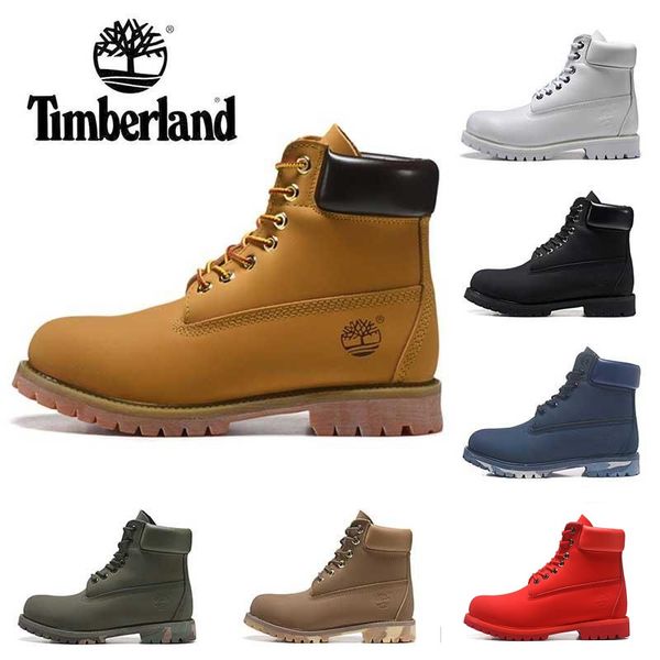 

high cut winter men women black white pink waterproof brand timberlandes genuine leather warm snow casual martin outdoor hiking boots