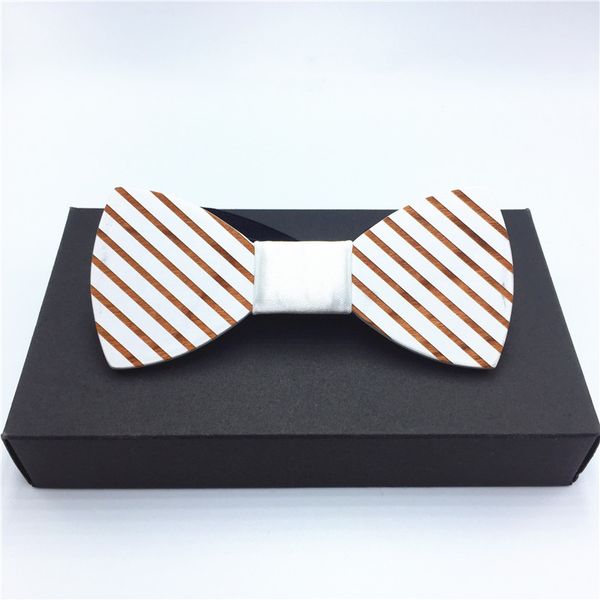 

white wooden bow tie handkerchief set men's plaid bowtie wood hollow carved cut out floral design and box fashion novelty ties, Blue;purple