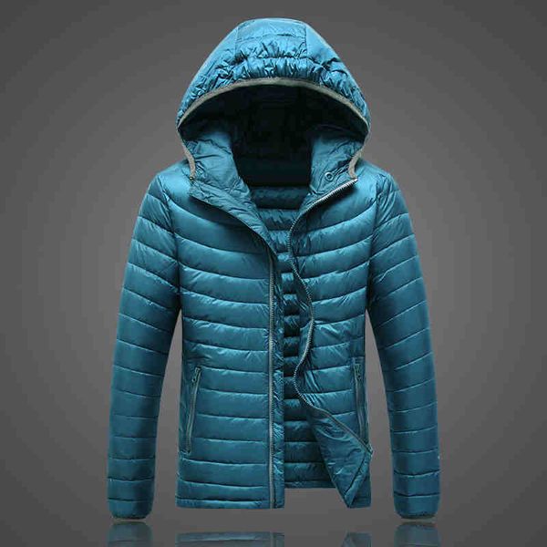 

2020 new fashion hoodie sports down jacket men's down jacket mid long autumn winter down jacket windproof men's wear, Black