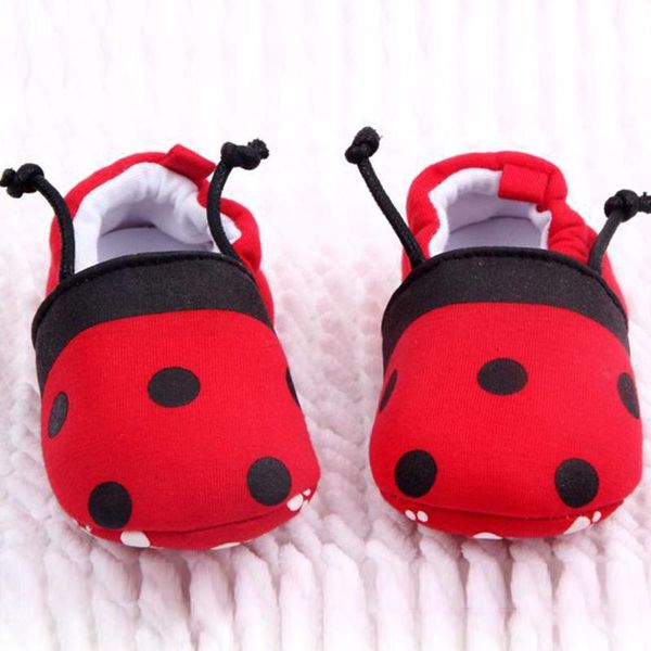 

kids baby boys girls cotton anti slip red/yellow soft bottom shoes crib shoes a005