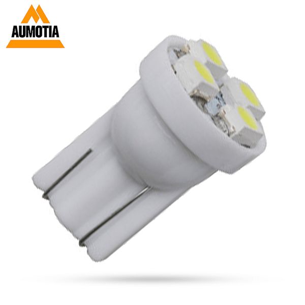 

2000x t10 w5w led car styling interior light 4 leds 1210 auto signal lamp 194 501 side wedge parking lamp 3528 dc12v