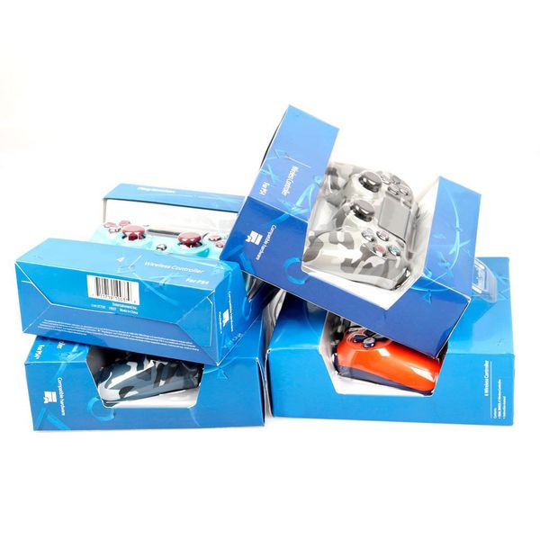 

горячий беспроводной контроллер bluetooth для ps4 вибрационный джойстик геймпад игровой контроллер для sony play station с розничной коробко