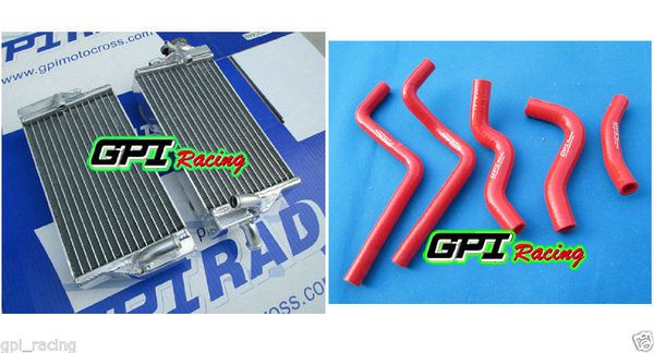 

gpi new for cr125 cr125r cr 125 02 03 2002 2003 aluminium radiator + hose