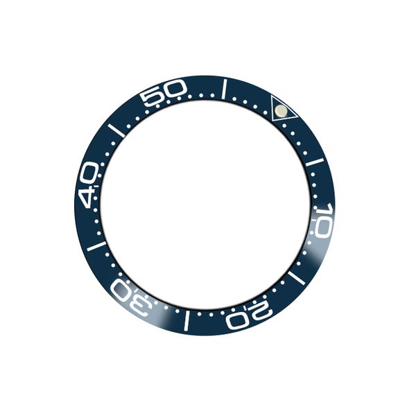 

watches spare parts 38 mm blue ceramic bezel suitable for 40mm automatic watch a1