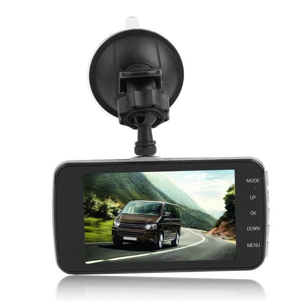 

4 inch hd 1080p dual lens camera car dvr auto video recorder g-sensor night vision 170 degree dash cam s9000 full program