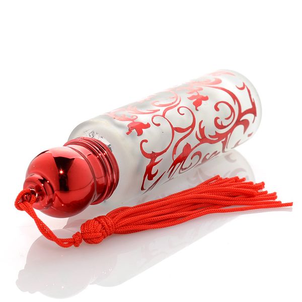 

10ml empty glass roller bottles with glass roll on balls essential oil perfume packing bottles with tassels