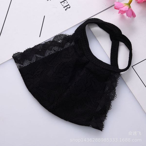 

designer luxury face masks spring and summer ladies thin lace double cotton mask sunscreen masks protective dustproof mask wholeale