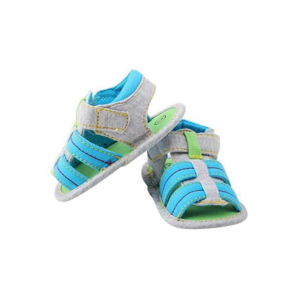 

infant baby boys girls summer anti-slip soft sole crib shoes toddler sandals a, Black;red