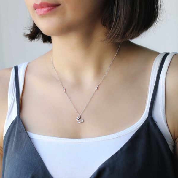 

ghaf письмо арабский алфавит турецкий ручной работы 925 ожерелье стерлингового серебра, Silver