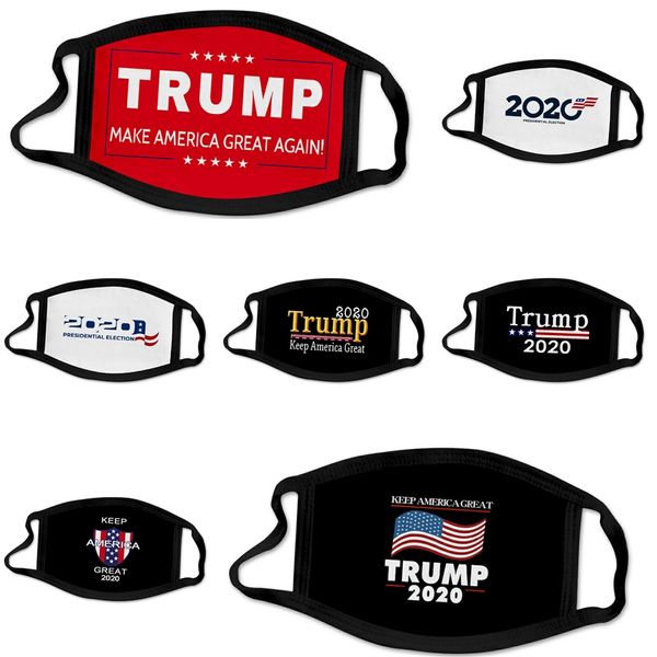 

designer trump cotton mouth face mask black protective masks facemask man woman wearing black fashion black g #224