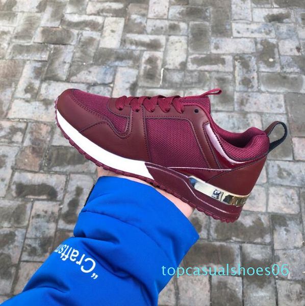 

new arrival mens women luxury casual shoes sneakers designer trainers mens womens sports casual shoes size 36-41 t06, Black