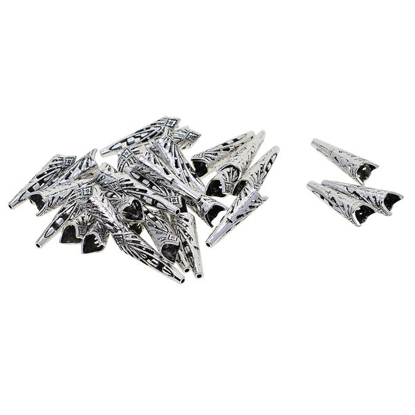 

30pcs horn tassel caps bead end cap charm jewelry