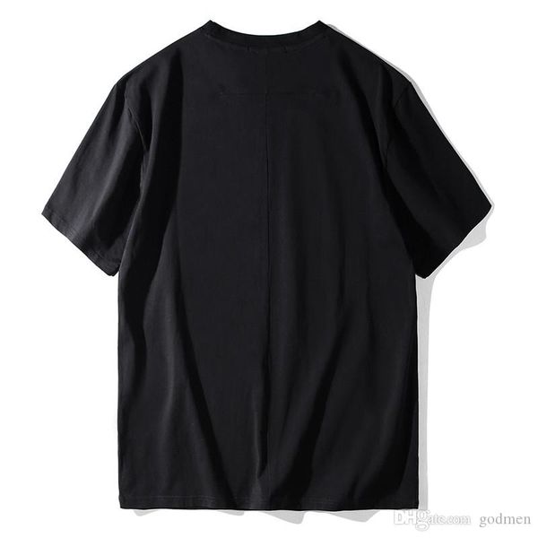 

мода новых casual mens конструктора t shirt пара мягкого хлопок печать короткие рукава мужчины женщина тис черный, White;black