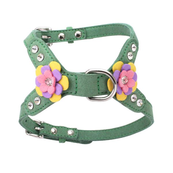 

small dogs harness vest puppy collars flower supplies personalized animals bling accessories for pet harness product honden