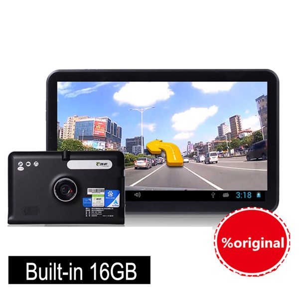 

hd 7 inch android car gps navigation with dvr camera russia/belarus/kazakhstan europe/usa+canada truck vehicle gps 16gb
