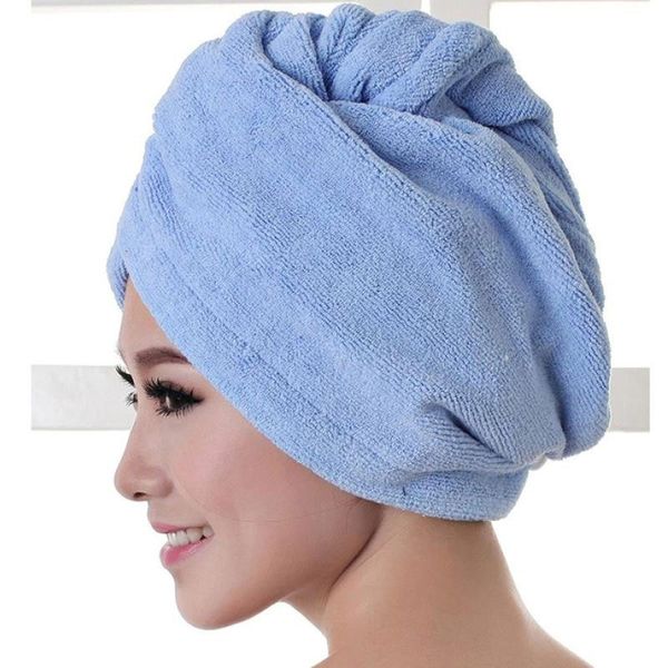 

soft towels microfiber microfiber hat dry hair towel turban recznik quick shampoo cap women's fashion magic