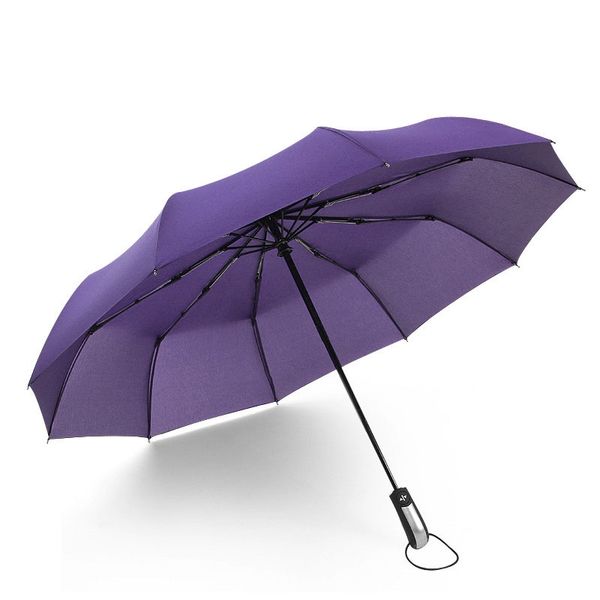

men's umbrella automatic ten bone windproof black rubber umbrella high-end quality gentleman essential business umbrella umbrellas
