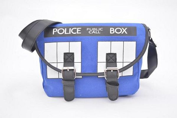 

доктор кто коробка косплей crossbody сумка школа плечо сумки сумочка подарок