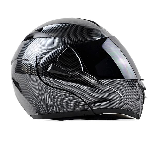 

carbon fiber dual visor dot мотоцикл модульный откидной полный шлем шлем для мотокросса