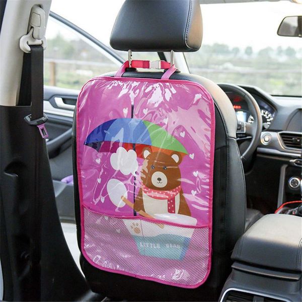 

onewell 1pcs car seat back cover protector for children baby kick carpet dirt mud covers car seat mat