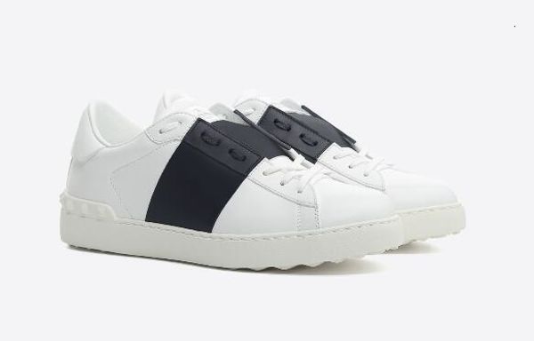 

comfort casual shoes womens men brand rivets flats shoes weaving leather patchwork trendy casual tennis studded sports skateboarding