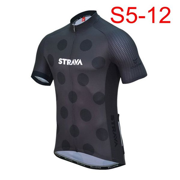 

2019 strava men cycling jersey bicycle short sleeve shirt summer breathable road bike clothing outdoor racing sportswear k071506, Black;red