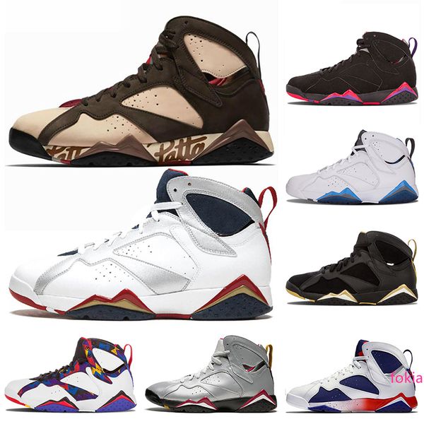 

jumpman 7 7s basketball shoes patta raptors olympic gmp french blue ray allen tinker alternate hare trainers sneakers