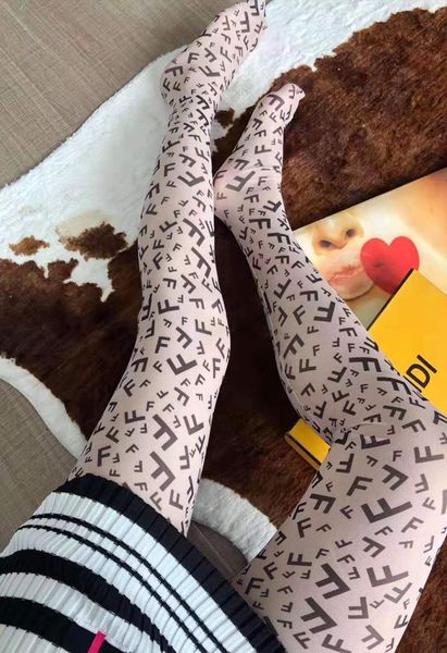 

designer ff women's siamese socks for famale luxury letter print style comfortable breathable with two colors wholesale new arrival, Black;white