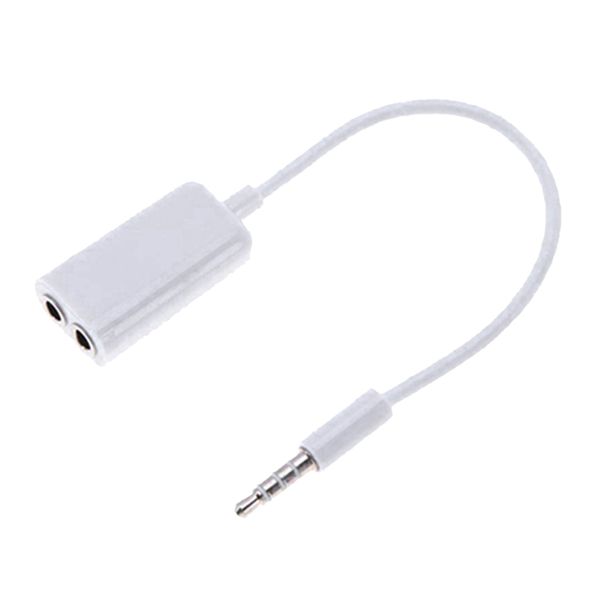 

3.5mm 1 male to 2 female audio splitter aux cable
