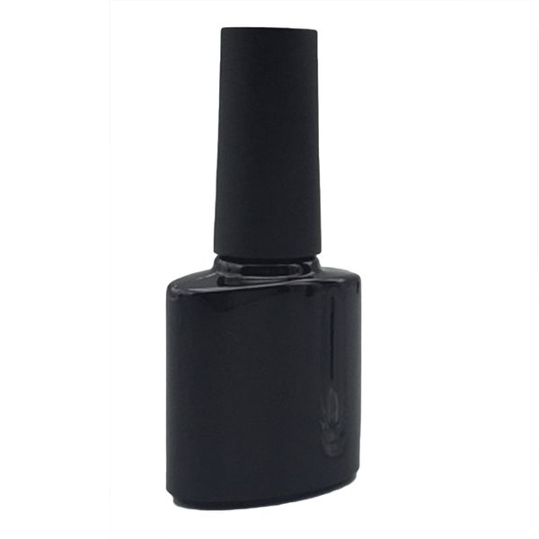 

10ml portable nail polish varnish empty bottle make-up container with brush useful glass containers glass jar with lid
