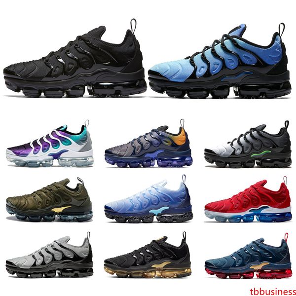 

tn plus men women running shoes chaussures triple white black gold grape hyper blue orange mens sneakers runners size 36-47