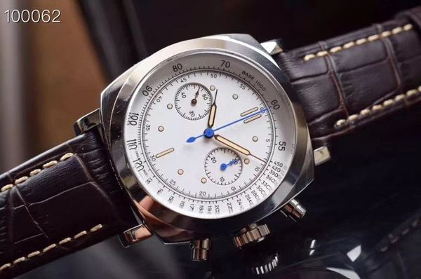 

Luxury wri twatch famou factory pam520 45mm men watch 7750 movement hand wind mechanical leather trap men watche