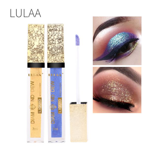 

lulaa iquid eyeshadow glitter eye shadow pen waterproof long lasting shimmer shine metallic liner party eye cosmetic makeup