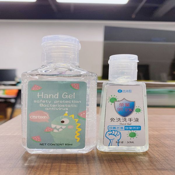 

60ml 30ml Portable Hand Sanitiser Gel Kills 99.9% Bacteria Hand Sanitizer Portable Disinfection Spray Liquid Hand Soap shipping